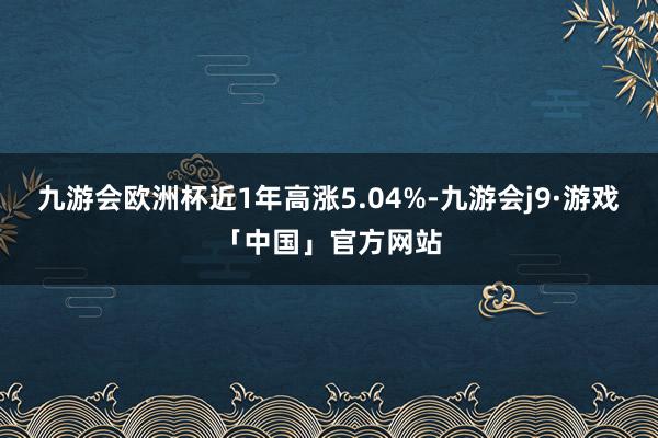 九游会欧洲杯近1年高涨5.04%-九游会j9·游戏「中国」官方网站