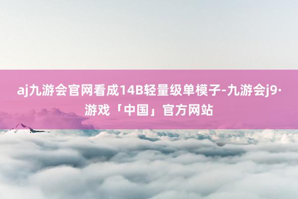 aj九游会官网看成14B轻量级单模子-九游会j9·游戏「中国」官方网站